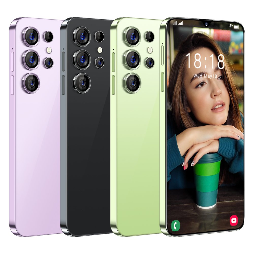 Hot Selling S23+ ULTRA Original 16gb+512gb 48MP+100MP Fingerprint Unlock 7300mAh Android 12.0 Cell Phone Smart Mobile Phone
